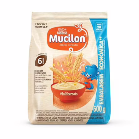 Mucilon Cereal Infantil Multicereais 600G