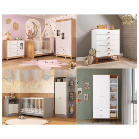 Quarto infantil na Casas Bahia