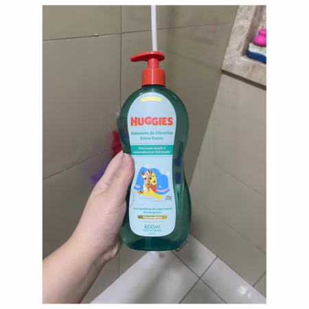 Sabonete Líquido de Glicerina Huggies Extra Suave 600 ml