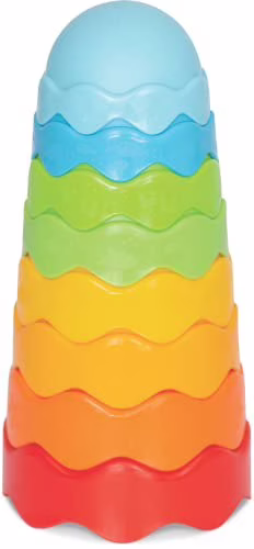 Torre Mágica Brinquedo Educativo de Empilhar com 8 Peças - Mercotoys