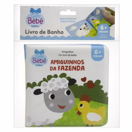 Amiguinhos da Fazenda Livro de banho