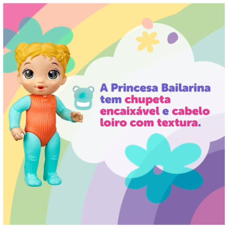 Baby Alive, Boneca, Hora do Soninho, Harper Hugs - Cabelos Loiros, Brinquedo Interativo, 24 cm - A partir de 3 Anos