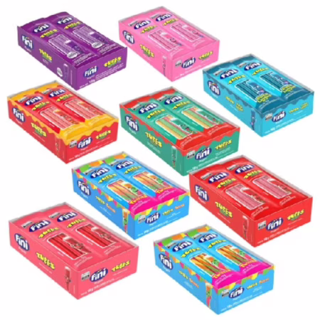 Balas De Gelatinas Tubes 15gr C/12 Unidades Fini