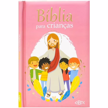 Bíblia para Crianças | Feminina | Capa Almofadada