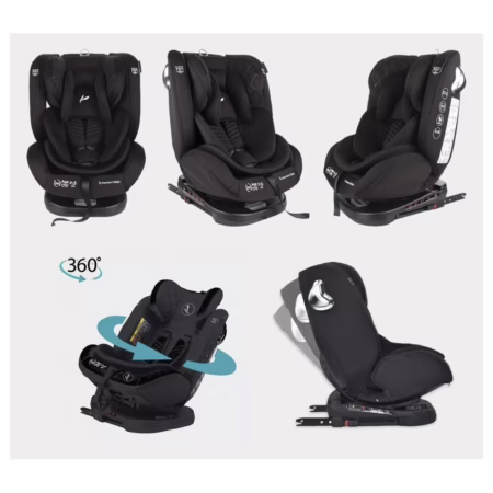 Cadeira De Carro Safe Tour 360° Preto Premium Baby