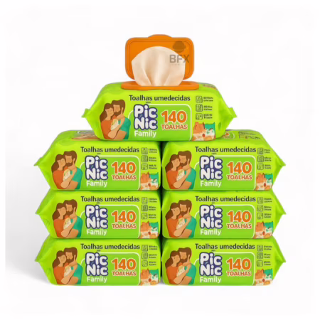 Caixa 840 Lenços Toalhas Umedecida Premium Mimo Recem Nascido Bebe Pet e Adulto Atacado Promoção lenço umedecido