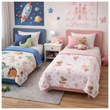 Cobertor Manta Infantil Solteiro 1,80m x  2,0 m – Cobertor Aconchegante