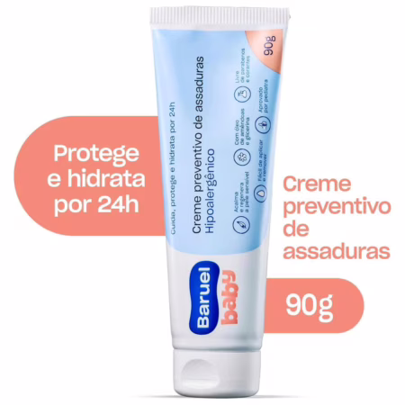Creme Preventivo contra assaduras 90g – Baruel Baby