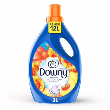 Downy Verão Tropical Amaciante Líquido Concentrado 3L (Rende 12L)