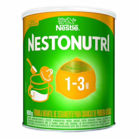 Fórmula Infantil em Pó Nestonutri 1+ para Crianças Acima de 1 Ano, 800g (Contém Leite)