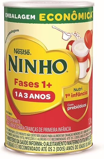 Fórmula Infantil Ninho Fases 1+ Lata 1,2kg (lata grande!)