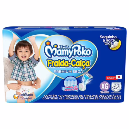 Fralda-Calça MamyPoko Premium Seca XG 42 Unidades