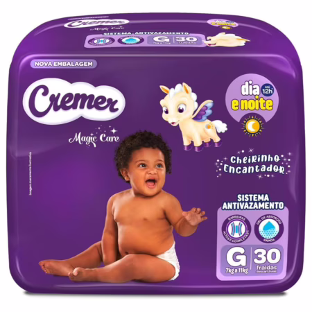 Fralda Cremer Econômica G 30 Unidades • A