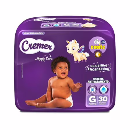 Fralda Cremer Econômica G 30 Unidades