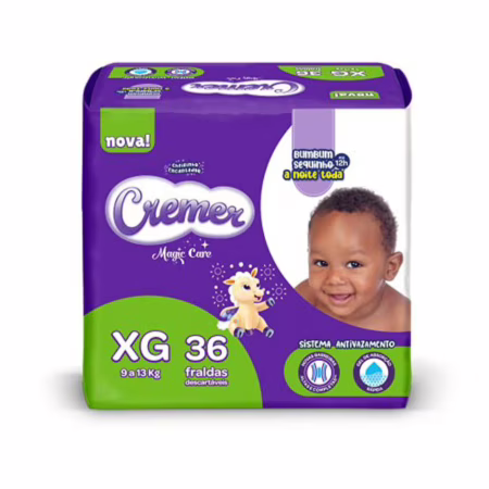 Fralda Cremer Mega XG 36 Unidades
