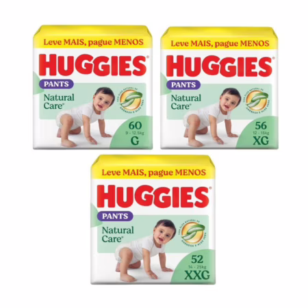 Fralda Huggies Natural Care Roupinha