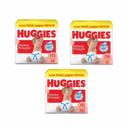 Fralda Huggies Supreme Care • C