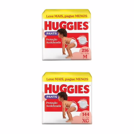 Fralda Huggies Supreme Care Roupinha • B