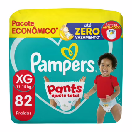 Fralda Pampers Pants Ajuste Total XG com 82