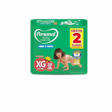 Fralda Personal Baby Protect e Sec XG Mega 9x28pads Leve 28 pague 26 Unidades
