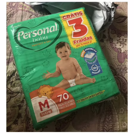 Fralda Personal Baby Protect&Sec M 70 Un