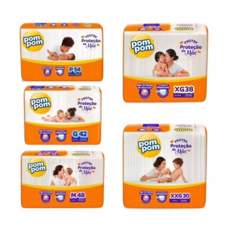 Fralda Pom Pom Derma Protek P ao XXG