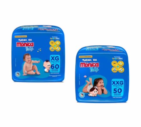 Fralda Turma da Mônica Baby Giga