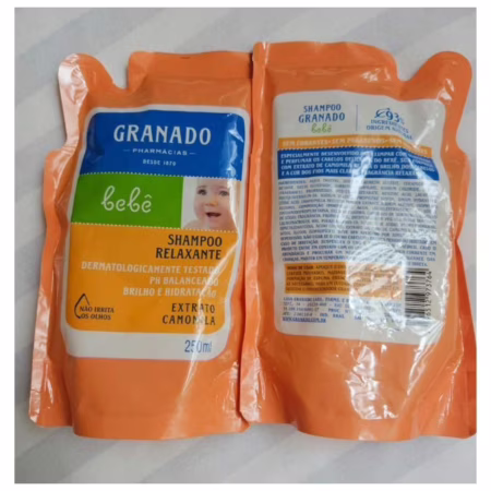 Granado Refil Shampoo Bebê, Camomila, 250ml • A