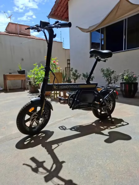 Honeywhale B20 Bicicleta Elétrica, 440w-35km-25km/h-120kg, Scooter Motor-ebike-adulto-bike-autonomia-velocidade... Preto