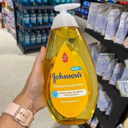 Johnson's Baby Shampoo Para Bebê De Glicerina, 750ml (Frasco grandão) • A