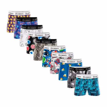 Kit 10 Cuecas Boxer Infantil (Tam. 1 ao 12)