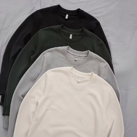 Kit 2 Moletom Gola Careca Liso Confortável Inverno Quente
