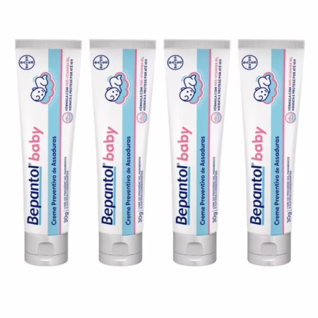 Kit Bepantol Baby com 4 Pomadas para Assaduras 30g