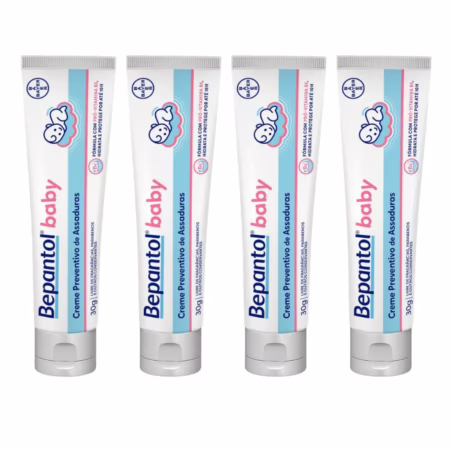 Kit Bepantol com 4 Pomadas de Assaduras 30g
