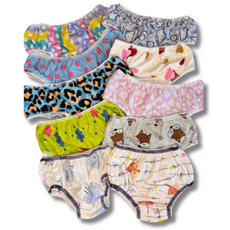 Kit com 10 Calcinhas infantil (Tam. P ao GG)