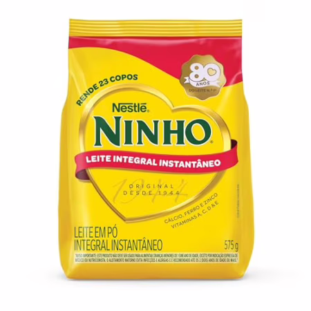 Leite em Pó Ninho Integral Instantâneo Sachê 575g
