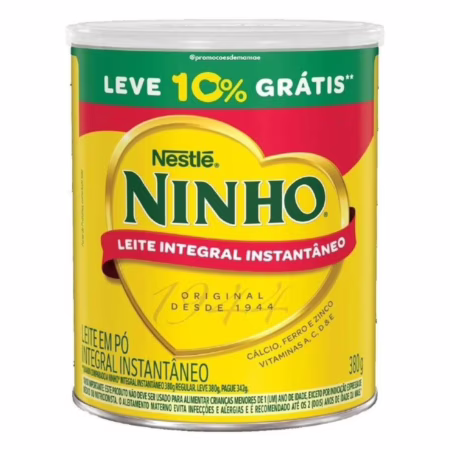 Leite NINHO Lepo Integr Inst 380g
