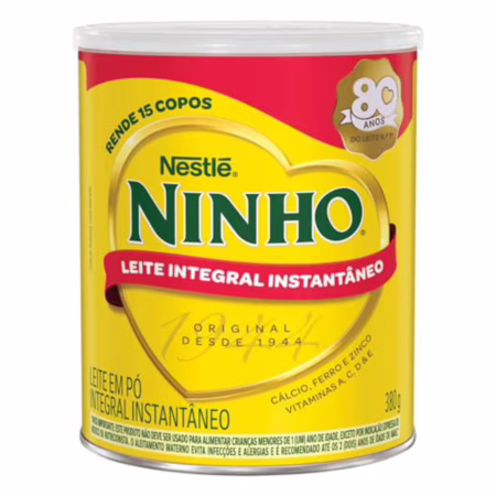 Leite Pó Instantâneo Integral Ninho Lata 380g