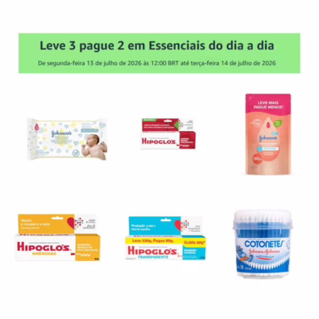 Leve 3 pague 2 em Essenciais do dia a dia