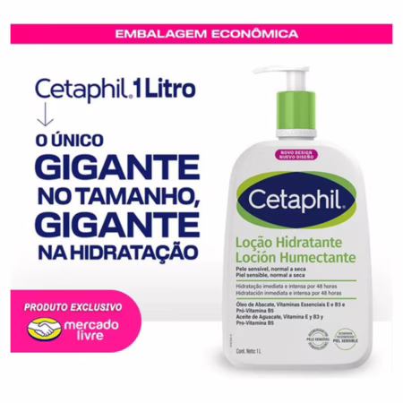 Loção Hidratante Cetaphil Para Pele Normal A Seca X 1 L Neutra
