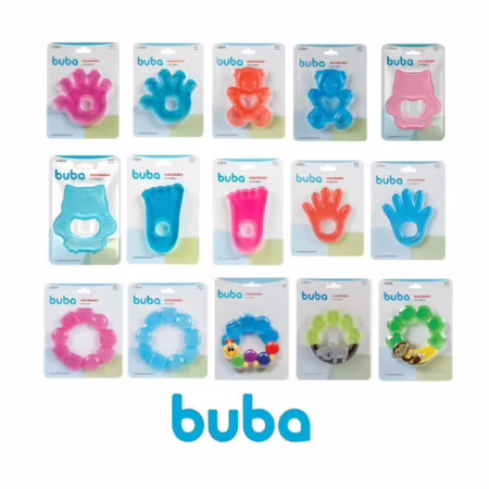 Mordedor Infantil Buba com Água Diversos Modelos