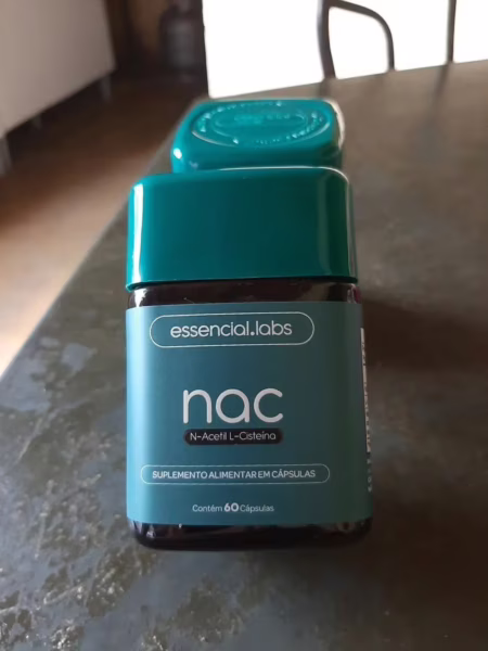 💎 NAC 600mg - Fórmula Exclusiva com Máxima Concentração e Pureza - N-Acetil L-Cisteína - 60 Cápsulas