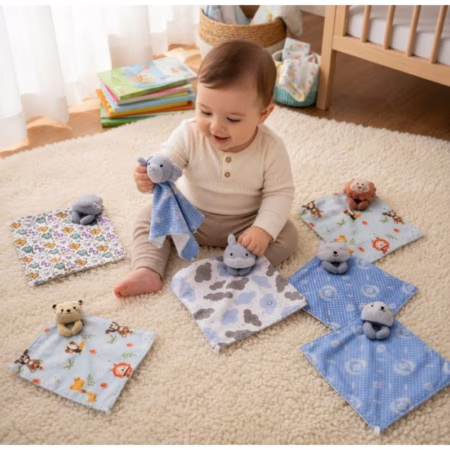 Naninha Bebe Kit 4 Unidades 100% Algodão