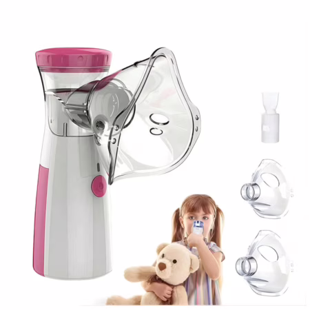 Nebulizador Portátil Mini Inalador Silencioso Ultra-sônico Automático para Adultos e Crianças