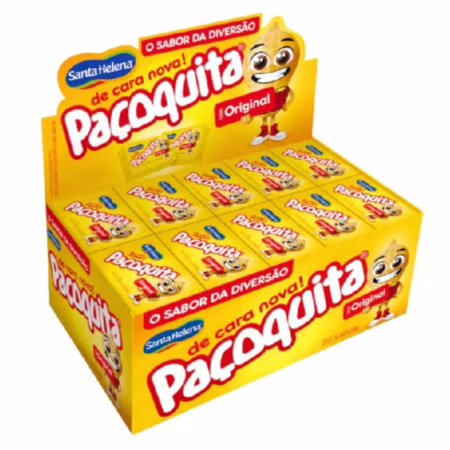 Paçoca Quadrada Paçoquita C/50 Unidades 1kg Festa Junina Santa Helena