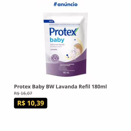 Protex Baby BW Lavanda Refil 180ml