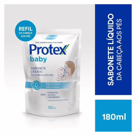 Refil Sabonete Líquido Protex Baby Cabeça aos Pés 180ml
