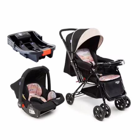 Reverse Trio Travel System, Bege Onda - Cosco Kids • A