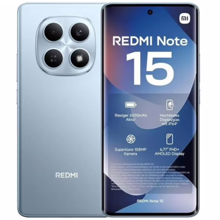 💎 Smartphone Xiaomi Redmi Note 15 Azul 8GB RAM 256GB ROM (2510DRA23L)