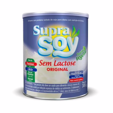 SUPRA SOY Alimento Em Pó Supra Soy Sem Lactose Original -300G